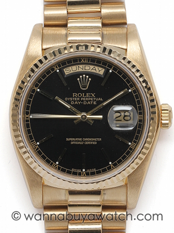 Rolex 18K YG Day Date circa 1984