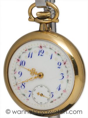 Waltham Man's Pocketwatch Fancy Dial circa 1915
