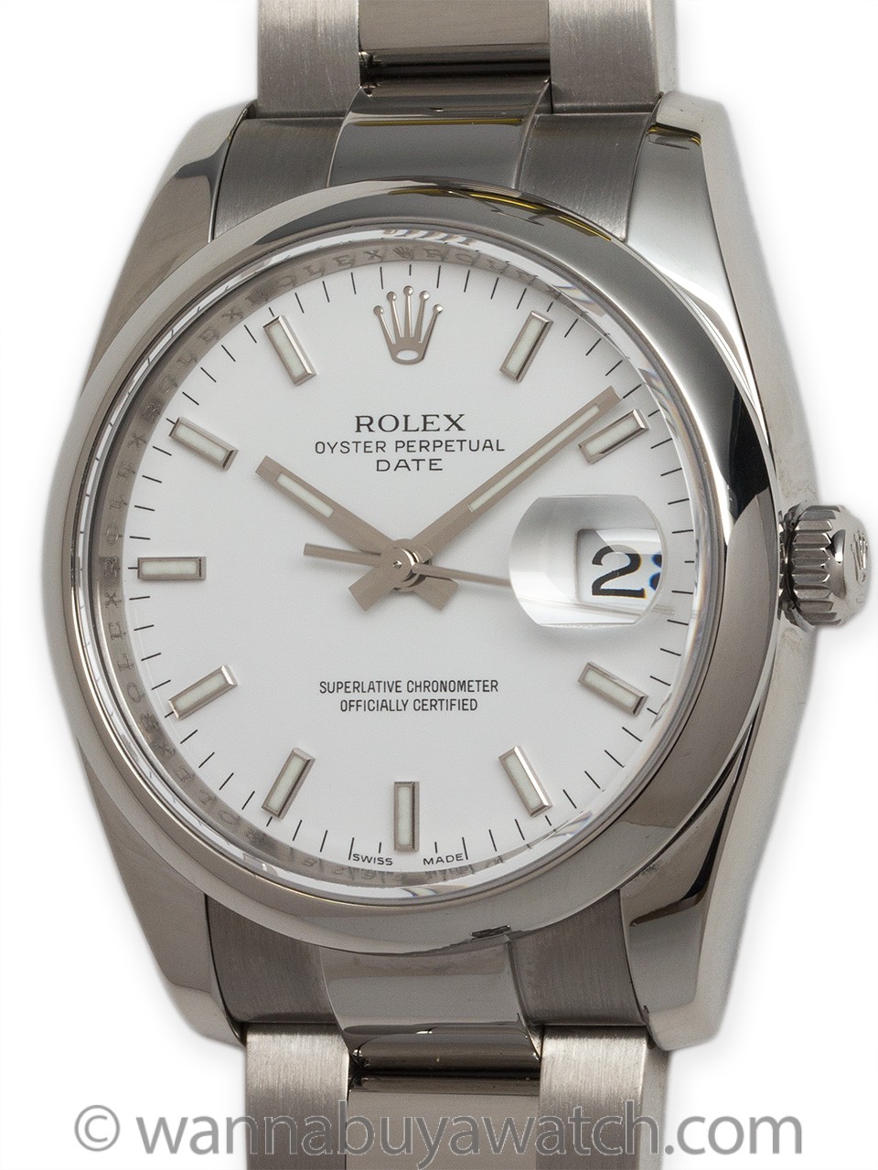 Rolex SS Oyster Perpetual Date ref 