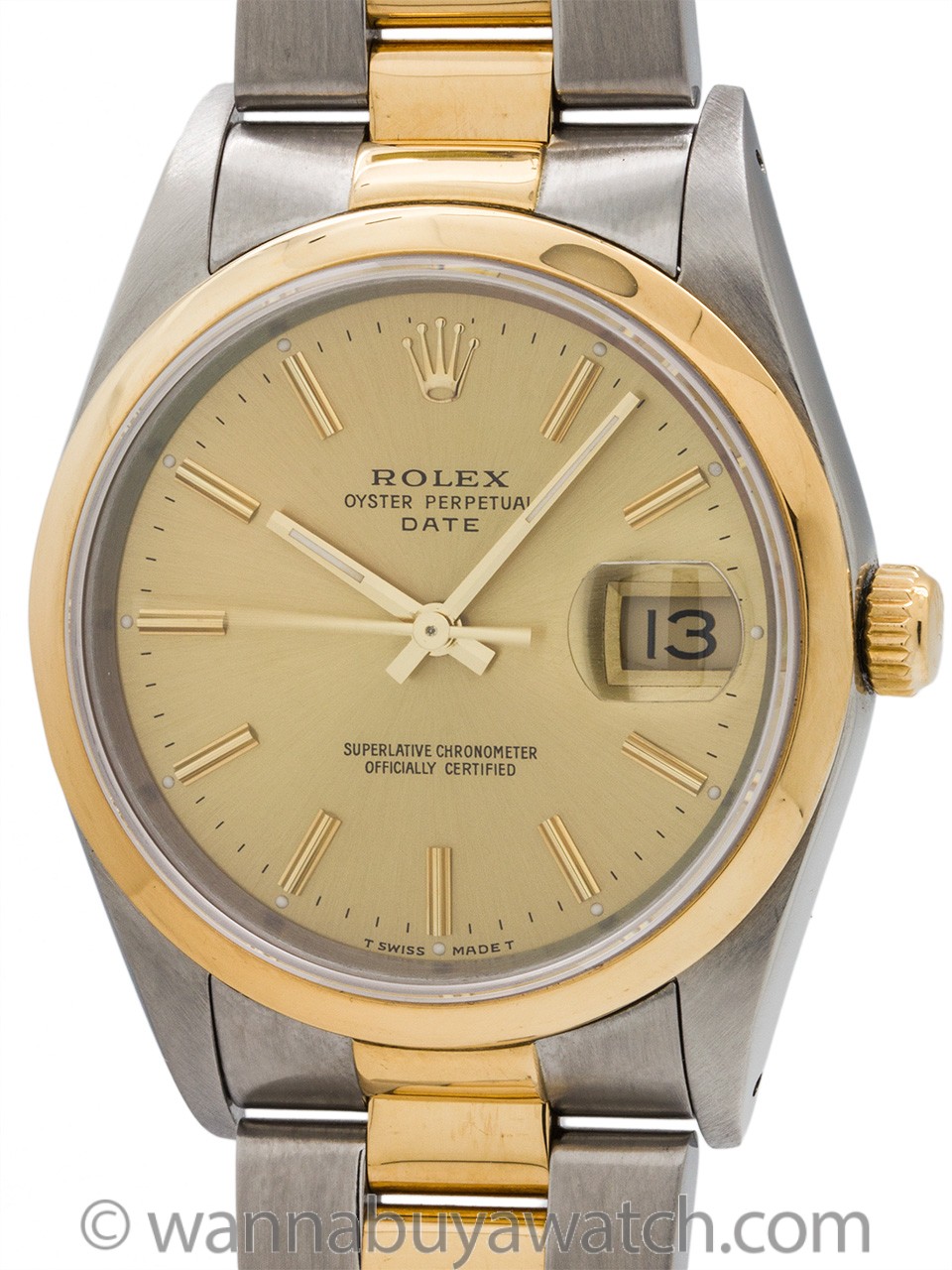 Rolex Oyster Perpetual Date ref 15223 