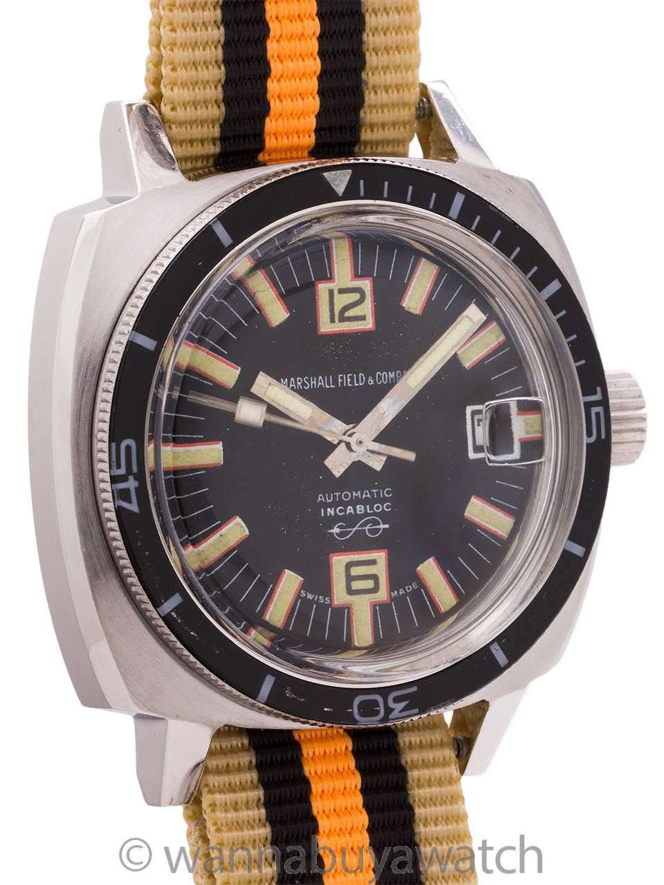 Marshal Fields Diver's Automatic circa 1960's
