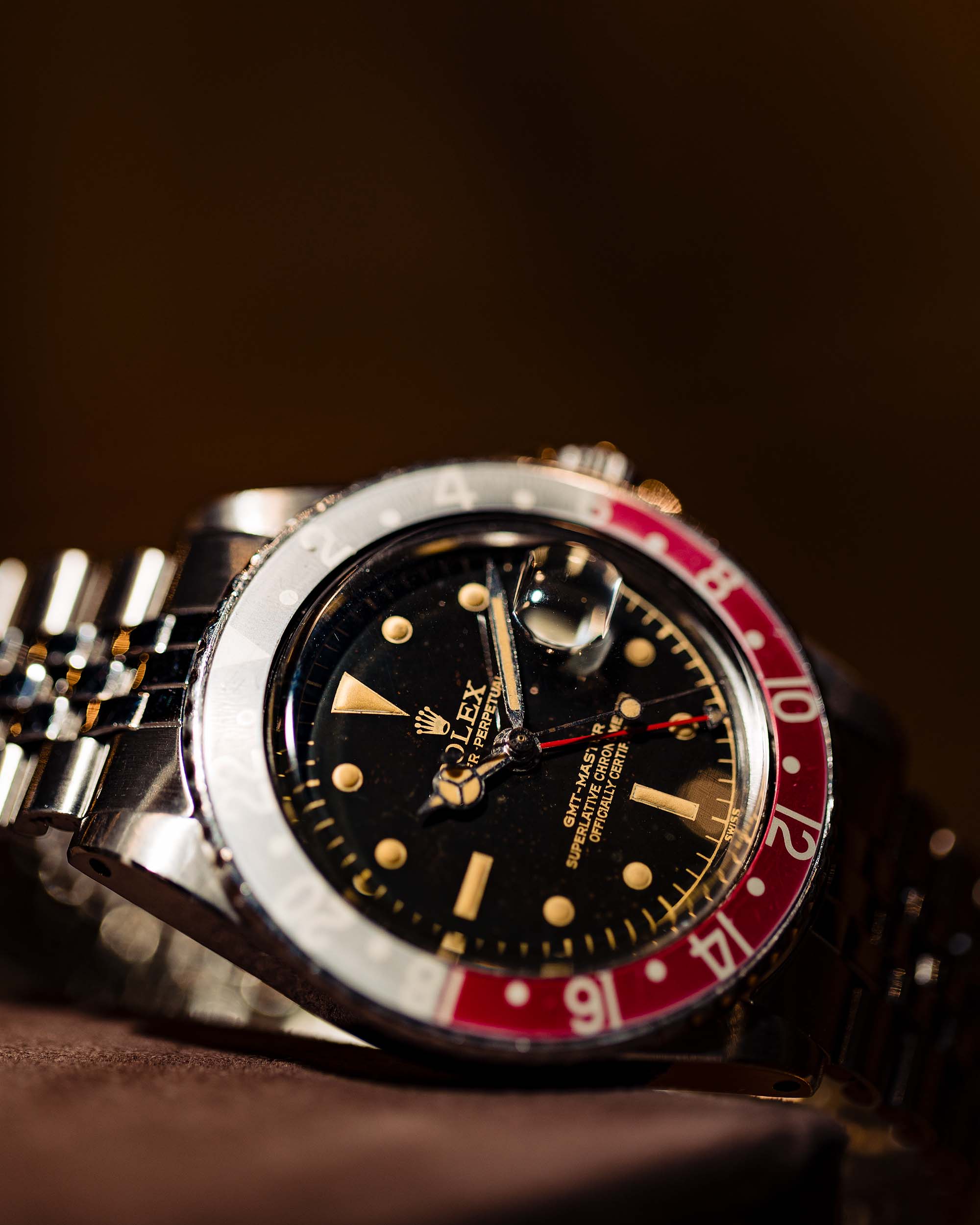 Rolex GMT ref 1675 Gilt PCG circa 1960