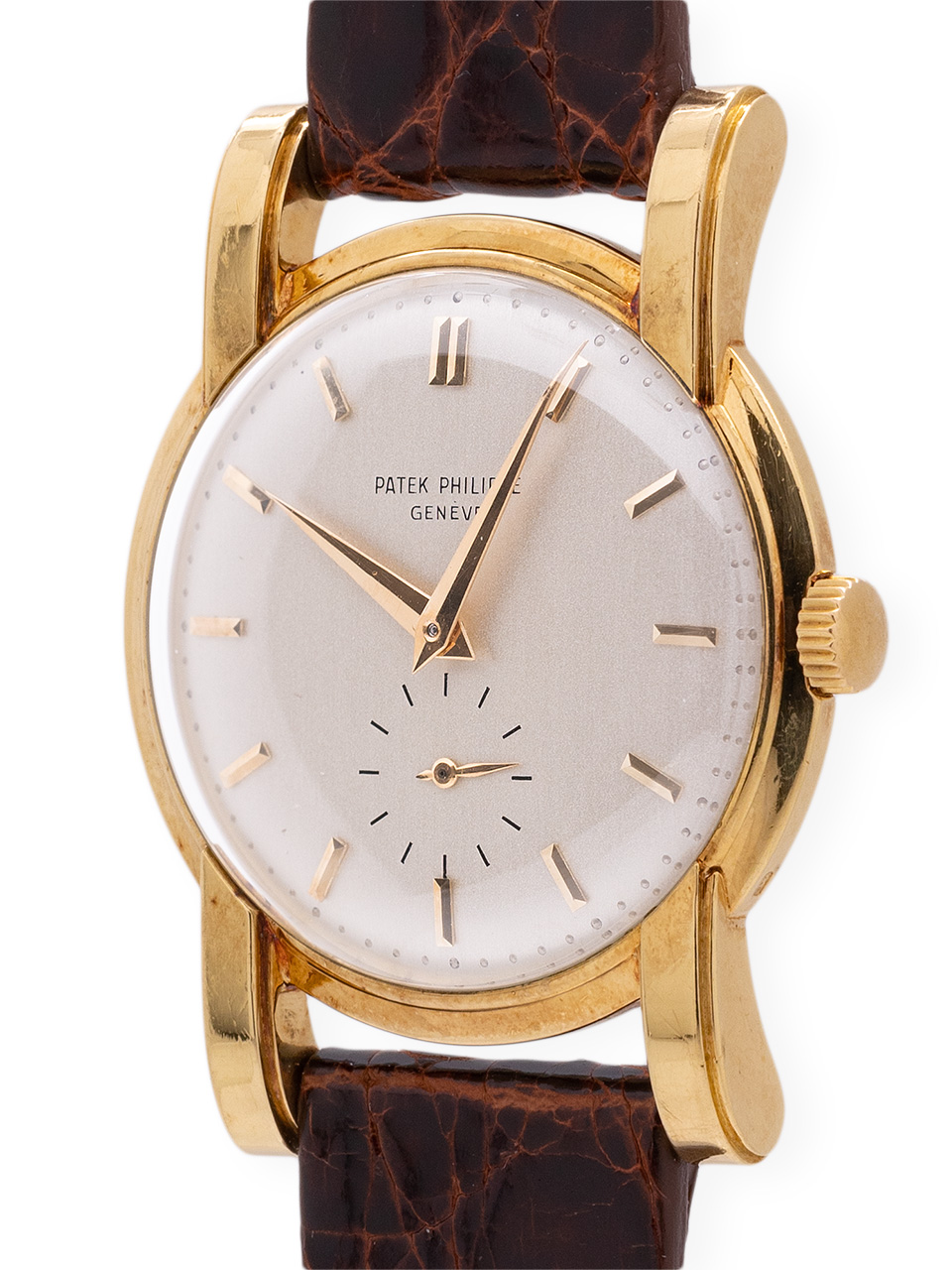 Patek Philippe 18K YG ref 2428 Oversized Dress Model circa 1948